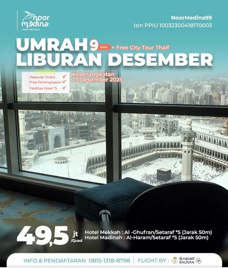Umrah Liburan Desember